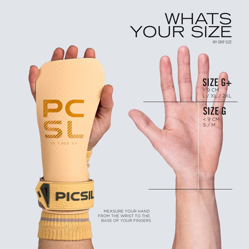 PICSIL Hawk Grips+ Wristbands + Bag, Use Without Magnesium, Grip on All Supercies and Bars, Designed for All Athletes, Crosstraining Gloves - Image 5